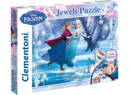 Clementoni Disney Puzzle Supercolor Jewels Frozen 104d