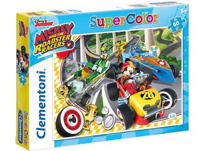 Clementoni Disney Puzzle Supercolor Mickey závodník 60 dílků