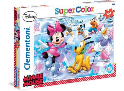 Clementoni Disney Puzzle Supercolor Minnie Sport 104d