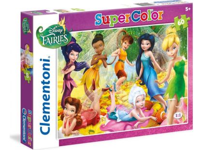 Clementoni Disney Puzzle Supercolor Víly 60d