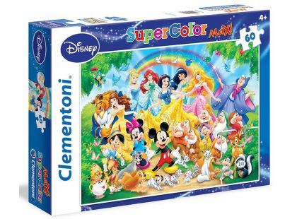Clementoni Disney Supercolor Maxi Puzzle 60d