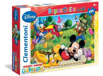Clementoni Disney Supercolor Mickey Mouse Puzzle Maxi 104d