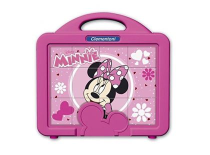 Clementoni Kostky Kufřík (12 kostek) Minnie