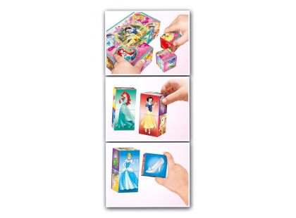 Clementoni Kostky Multi Play 12 kostek Princezny