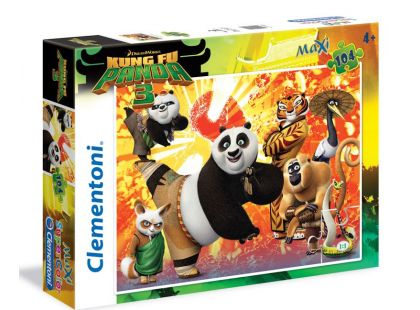 Clementoni Kung Fu Panda 3 Supercolor Maxi Puzzle 104d