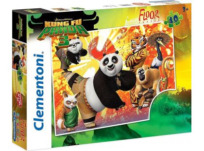 Clementoni Kung Fu Panda 3 Supercolor Puzzle Maxi 40d