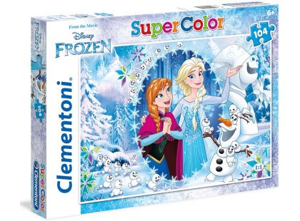 Clementoni Ledové království Puzzle Supercolor 104d