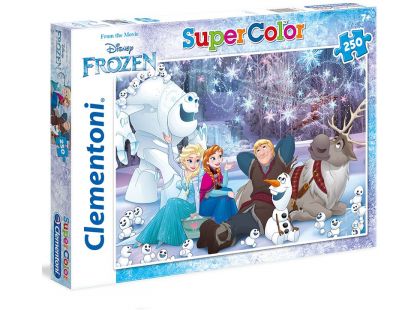 Clementoni Ledové království Puzzle Supercolor Frozen 250d