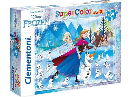 Clementoni Ledové království Puzzle Supercolor Maxi 104d