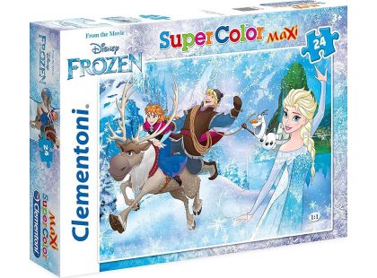 Clementoni Ledové království Puzzle Supercolor Maxi 24d