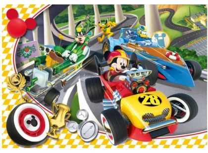 Clementoni Mickey závodník Puzzle 2 x 60 dílků