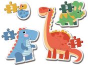 Clementoni Moje první puzzle 2, 3, 4 a 5 dílků Dinosauři