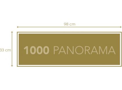 Clementoni Panoramatické Puzzle 1000 dílků Vesmír