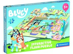 Clementoni Podlahové puzzle s interaktivním perem Bluey