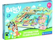 Clementoni Podlahové puzzle s interaktivním perem Bluey