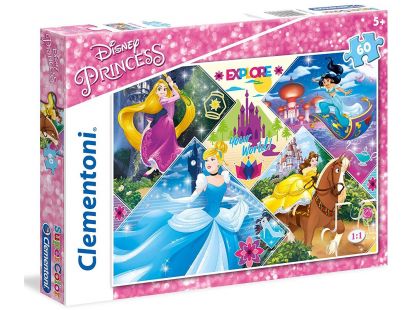 Clementoni Princess Puzzle Supercolor 60 dílků