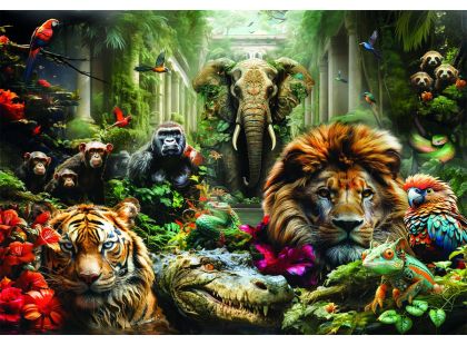 Clementoni puzzle 1000  Mystická Džungle