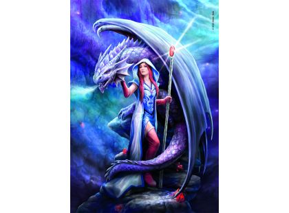 Clementoni puzzle 1000 Anne Stokesová Dračí mág