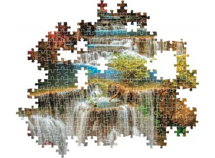 Clementoni Puzzle 1000 dílků Barevné vodopády v Thajsku