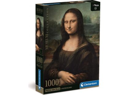 Clementoni Puzzle 1000 dílků Leonardo da Vinci - Mona Lisa
