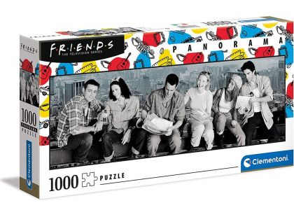 Clementoni Puzzle panorama Friends 1000 dílků