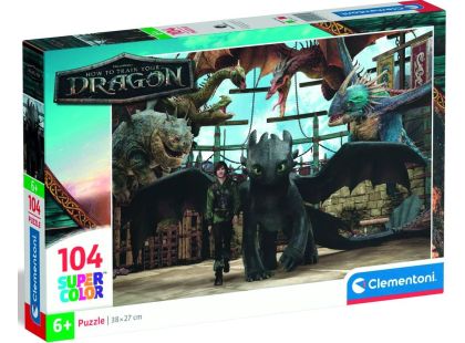 Clementoni puzzle 104  Jak vycvičit draka 2
