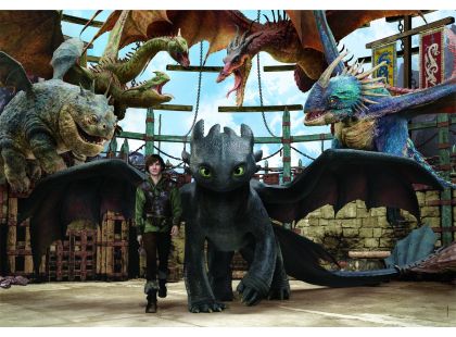 Clementoni puzzle 104  Jak vycvičit draka 2
