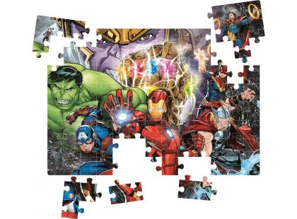 Clementoni Puzzle 104 dílků Brilliant Marvel