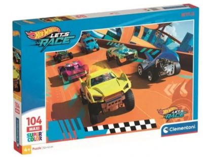 Clementoni Puzzle 104 dílků maxi Hot Wheels