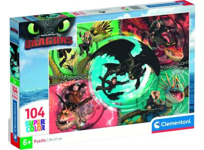 Clementoni puzzle 104 Jak vycvičit draka