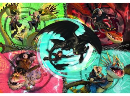 Clementoni puzzle 104 Jak vycvičit draka