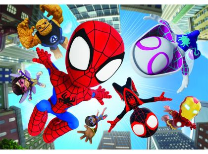 Clementoni puzzle 104 Maxi  Spidey a jeho úžasní kamarádi