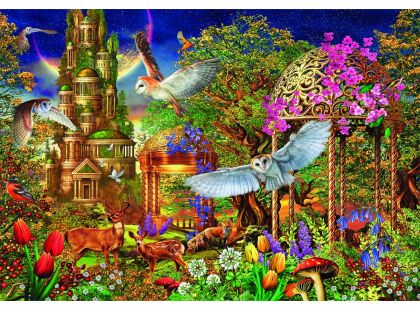 Clementoni puzzle 1500 Lesní fantasy zahrada