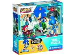 Clementoni puzzle 180 box Sonic 3