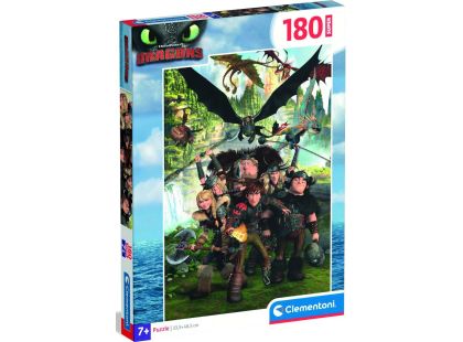 Clementoni puzzle 180 Super Jak vycvičit draka