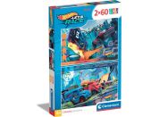 Clementoni Puzzle 2 x 60 dílků Hot Wheels