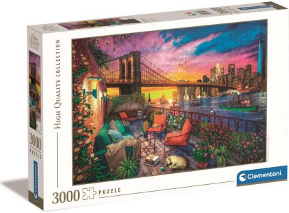 Clementoni Puzzle 3000 dílků Západ slunce nad Manhattanem