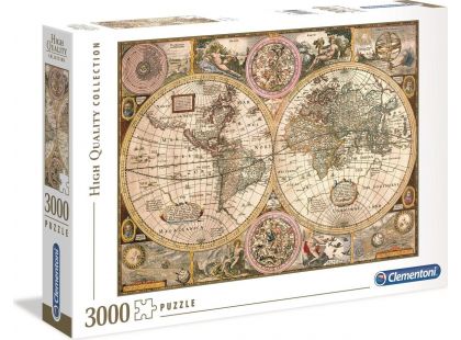 Clementoni Puzzle Mapa antická 3000 dílků