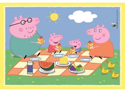 Clementoni Puzzle 4 v 1 Prasátko Peppa