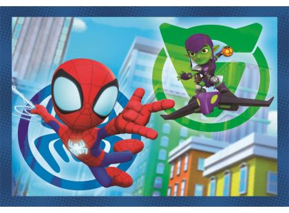 Clementoni Puzzle 4 v 1 Spidey and his amazing friends