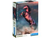 Clementoni puzzle 500  Divoký červený hřebec