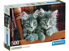 Clementoni puzzle 500  Koťata