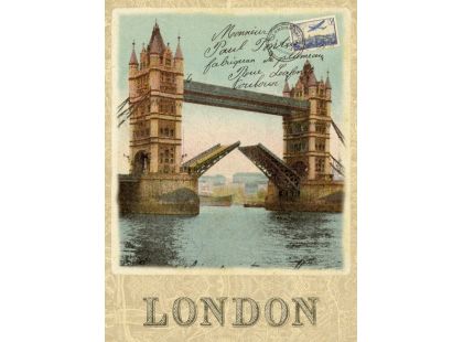 Clementoni Puzzle 500 dílků, Londýn pohlednice