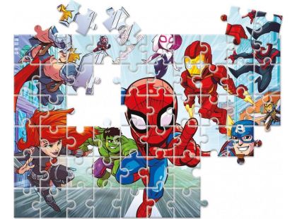 Clementoni Puzzle Double face Super Hero 60 dílků