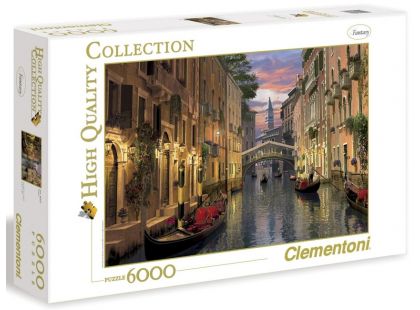 Clementoni Puzzle Benátky 6000d