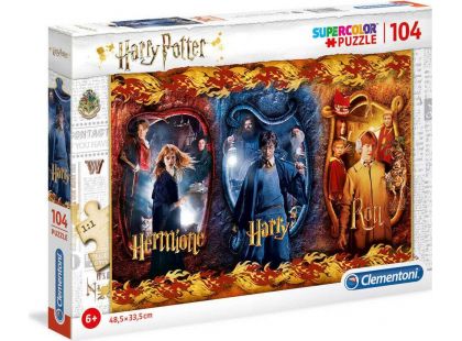 Clementoni Puzzle Harry Potter Harry, Herminona a Ron 104 dílků