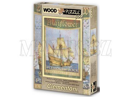 Clementoni Puzzle korkové Mayflower 500d