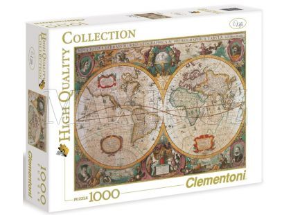 Clementoni Puzzle Mapa 1000d
