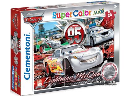 Clementoni Puzzle Maxi 24 dílků, Stříbrné auto