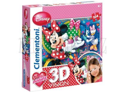 Clementoni Puzzle Minnie 3D Vision 104d